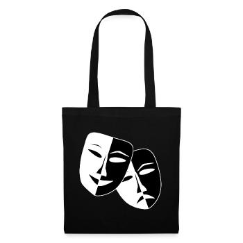 Masks / Comedy and tragedy / Drama - Tote Bag - black - Front