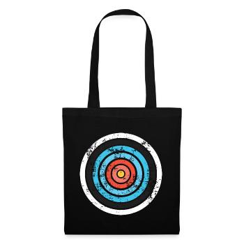 Tir à l'arc cible archer arc flèche chasse cadeau sport - Sac en tissu - noir - Devant
