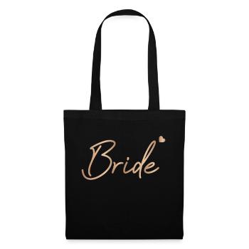 Chemise bride - Sac en tissu - noir - Devant