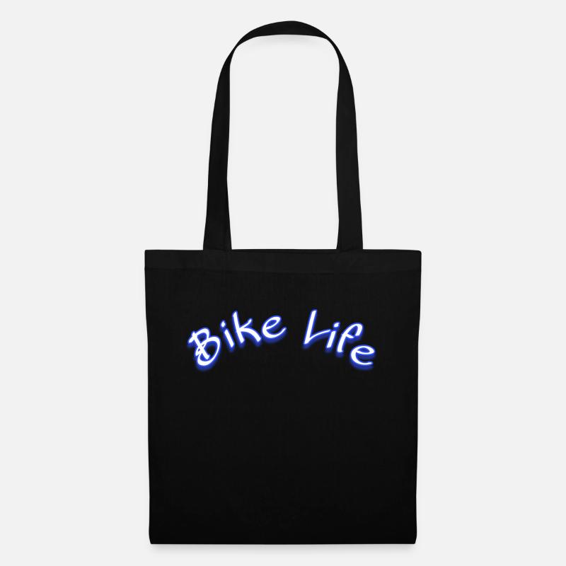 Bike Life basic courbé - Sac en tissu - noir