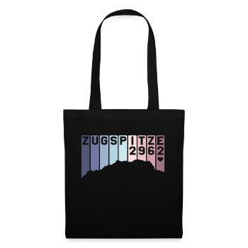 Zugspitze 2962 Garmisch Partenkirchen Bayern Retro - Tote Bag - black - Front