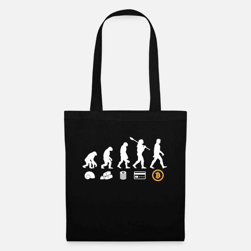 Bitcoin Money Evolution - Tote Bag - black