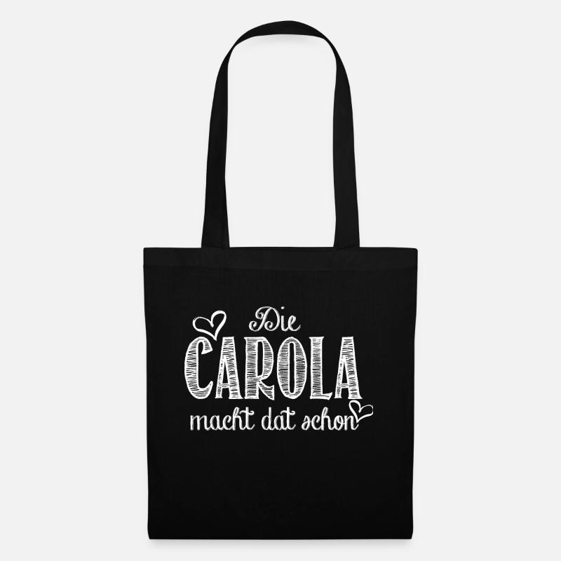 Carola - Stoffbeutel - Schwarz