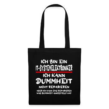 Je suis un technicien en électronique système qui dit - Sac en tissu - noir - Devant