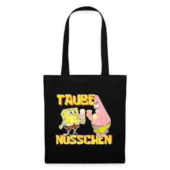 Bob l'Éponge Taube Nüsschen Patrick Eis - Sac en tissu - noir - Devant