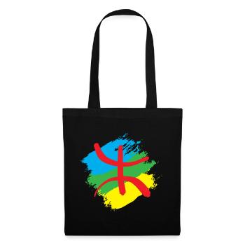 Stylized Amazigh flag - Tote Bag - black - Front