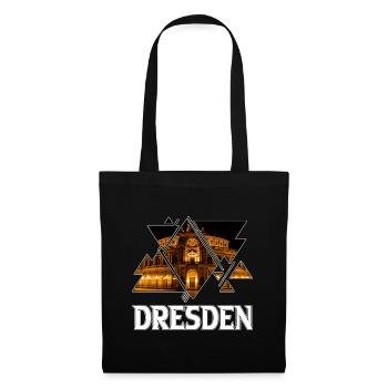 Dresden Germany City Skyline Home Love - Tote Bag - black - Front