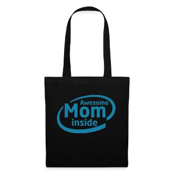 Awesome MOM Inside - Tote Bag - black - Front