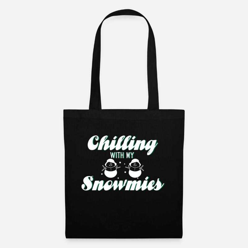 Snowmies - Stoffbeutel - Schwarz
