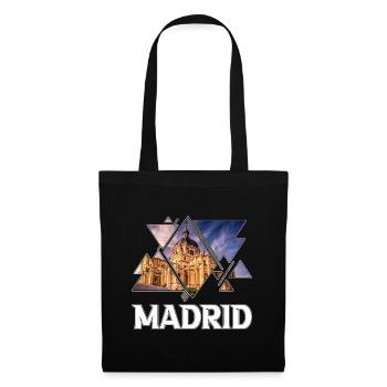 Madrid Spain City Skyline Home Love Holidays - Tote Bag - black - Front