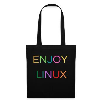 PROFITEZ DE LINUX - Sac en tissu - noir - Devant