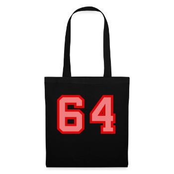 Cool Retro Retrostyle Jersey Number Back Number - Tote Bag - black - Front