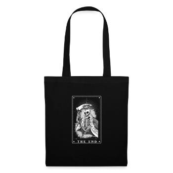 Gothic - The End - Tarot Card Design - Stoffbeutel - Schwarz - Vorne