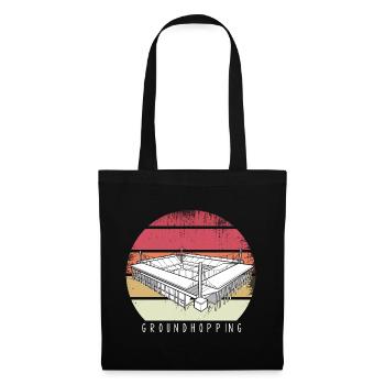 Groundhopping Football Stadium Football Stadium Fan - Sac en tissu - noir - Devant