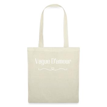 vague d amour - Sac en tissu - nature - Devant
