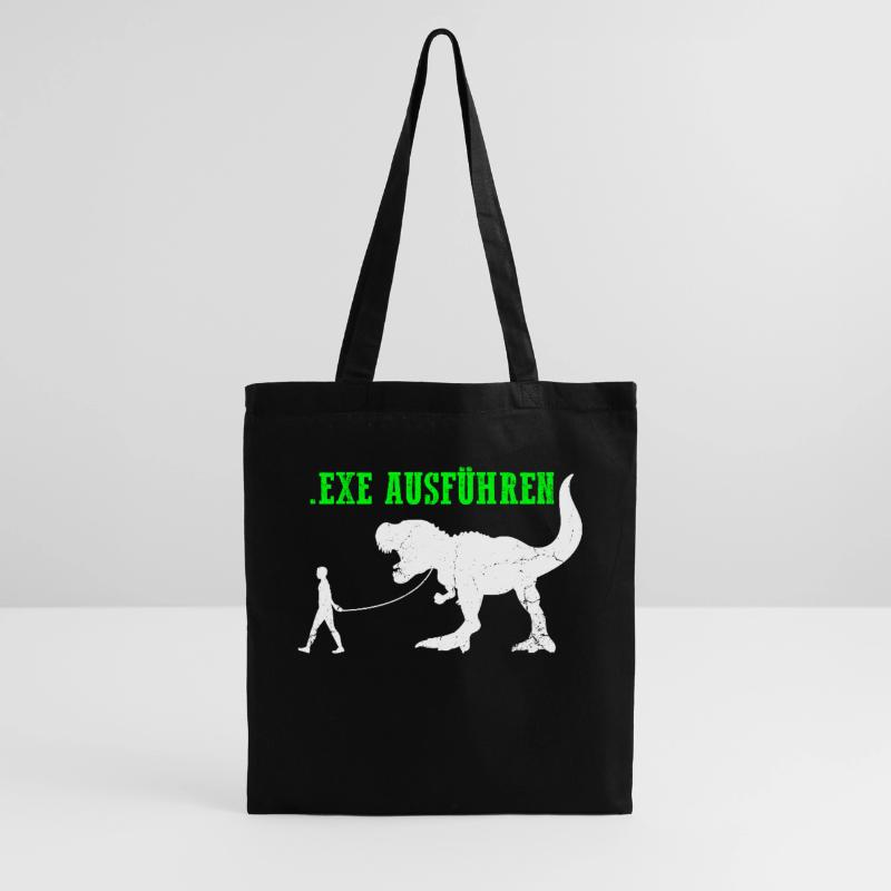 Admin Programmierer ITler Informatiker Spruch EXE Stoffbeutel