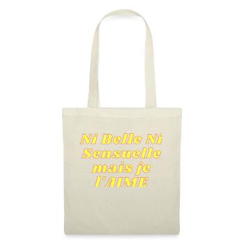 Ni belle Ni Sensuelle - Sac en tissu - nature - Devant