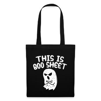 C’est Boo Sheet - Sac en tissu - noir - Devant