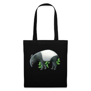 small tapir - Tote Bag - black - Front