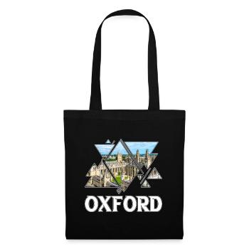 Oxford Angleterre UK City Skyline Accueil Amour - Sac en tissu - noir - Devant