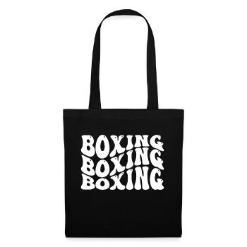Boxing Boxen - Stoffbeutel - Schwarz - Vorne