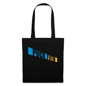 puck futin Logo Design - Stoffbeutel - Schwarz - Vorne