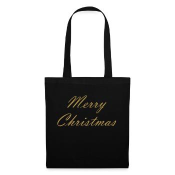 Joyeux Noël - Sac en tissu - noir - Devant