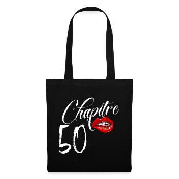 Anniversaire Femme Chapitre 50 Ans Glamour - Sac en tissu - noir - Devant