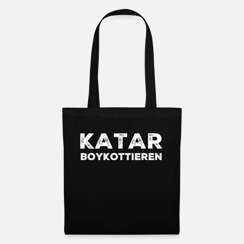 WM Katar - Stoffbeutel - Schwarz