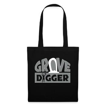 Grave Digger - Tote Bag - black - Front