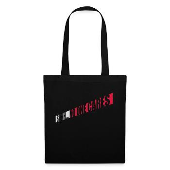 shhh no one cares - Tote Bag - black - Front
