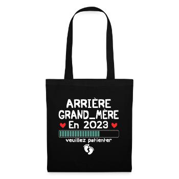 Arrière Grand Mère En 2023 - Sac en tissu - noir - Devant
