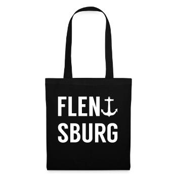 Flensburg Anchor - Tote Bag - black - Front