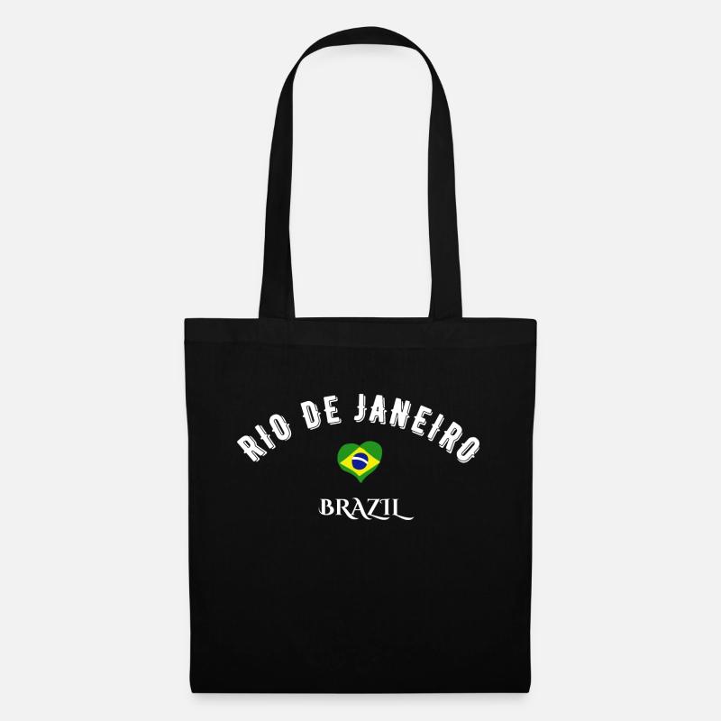 Rio de Janeiro Brasilien - Stoffbeutel - Schwarz