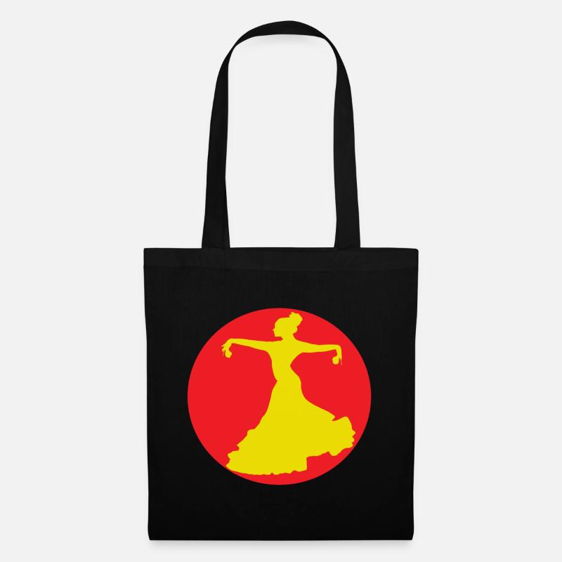 Flamenco dancer from Andalusia - Tote Bag - black
