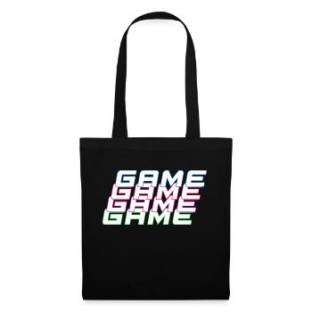 Game gamer - Sac en tissu - noir - Devant