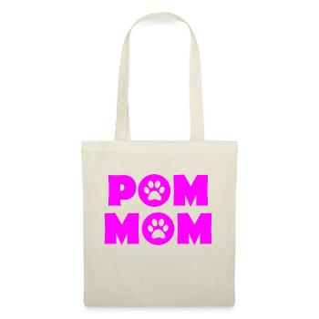 Pom Mom - Pomeranian design - Tote Bag - nature - Front