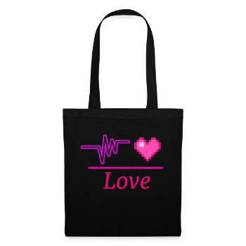 Love - Tote Bag - black - Front