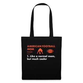 Sport Maman Définition Football américain - Sac en tissu - noir - Devant