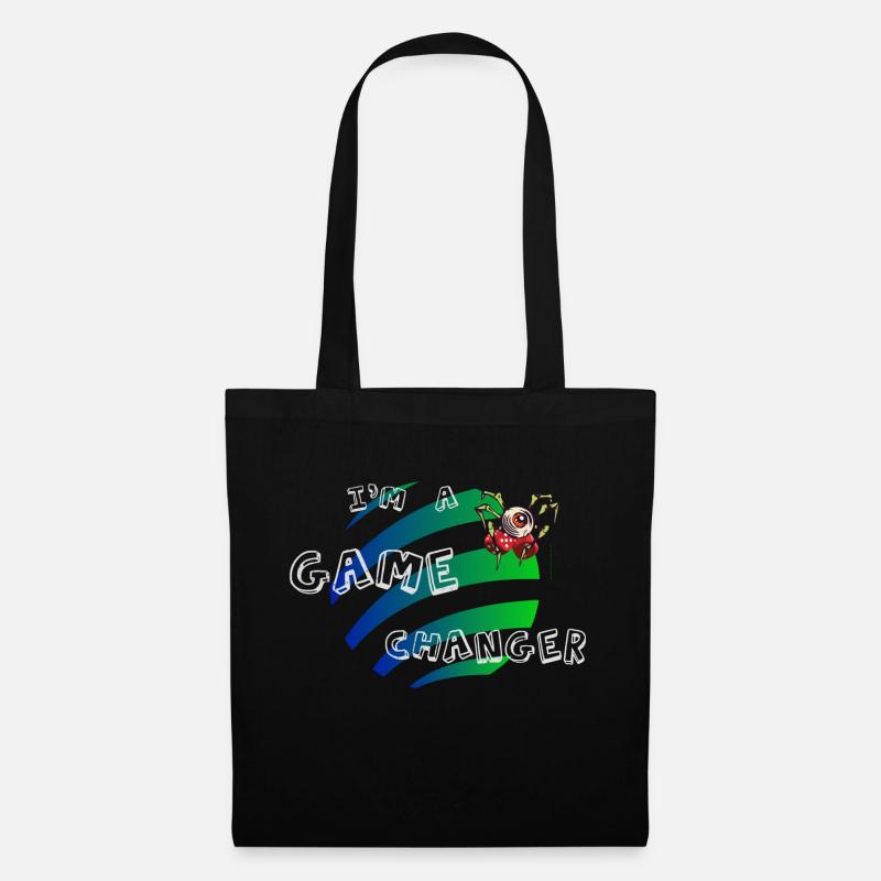 Game changer - change the outcome - Tote Bag - black