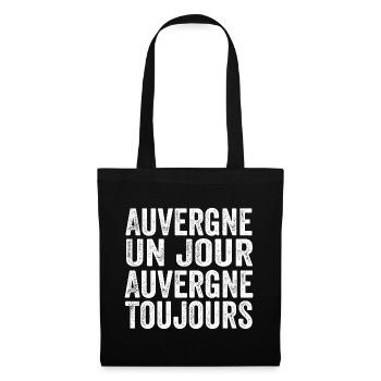 Auvergne Un Jour Auvergne Toujours - Sac en tissu - noir - Devant