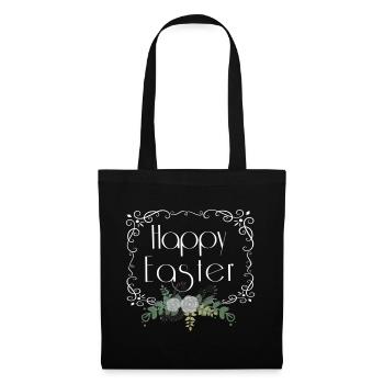 Joyeuses Pâques - Sac en tissu - noir - Devant