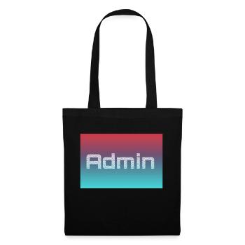 ADMIN in Color - Stoffbeutel - Schwarz - Vorne