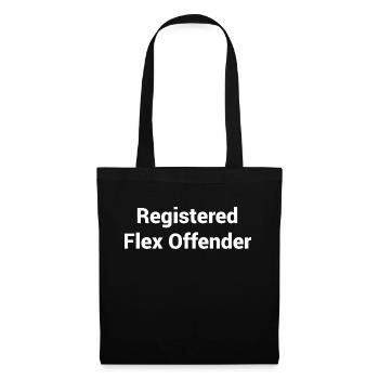 Flex Offender - Stoffbeutel - Schwarz - Vorne