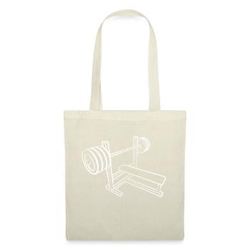 Entraînement de musculation au développé couché - Sac en tissu - nature - Devant