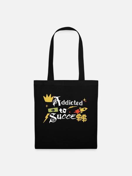 Addict to success - Tote Bag - black