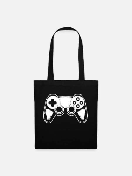 Controller Gaming Videospiele Gamepad - Stoffbeutel - Schwarz