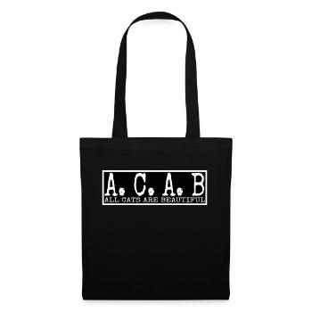 Acab - All cats are beautiful - Stoffbeutel - Schwarz - Vorne