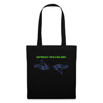 Gunfingers Raver - Stoffbeutel - Schwarz - Vorne