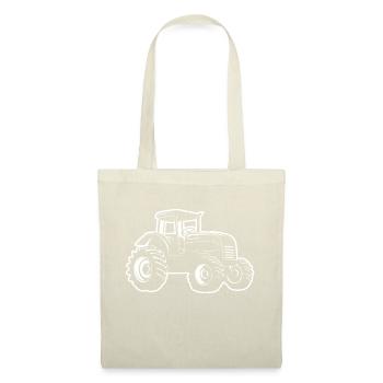 Tracteur - Sac en tissu - nature - Devant